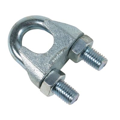 와이어 로프 클램프 DIN 1142 8mm 스테인레스 스틸 핑크 마무리 클램프