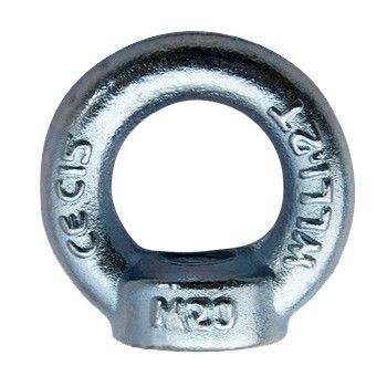 ISO 표준 C15 탄소 강철 가공 가연 M16 링 너트 Din 582